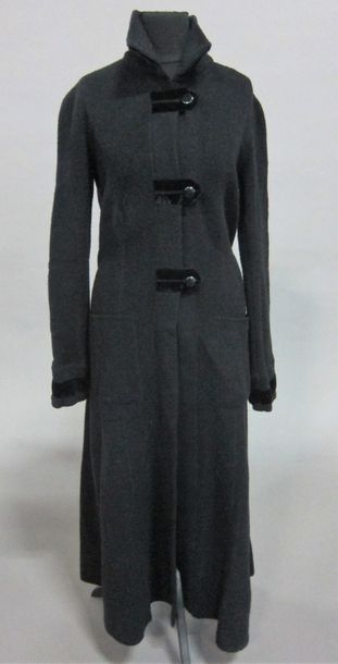 EMPORIO ARMANI Manteau en lainage et cachemire...