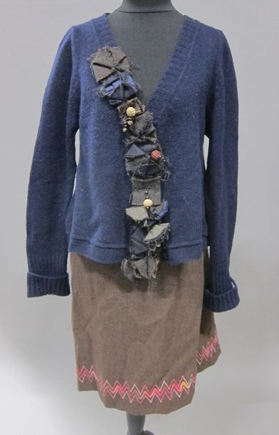 MARNI, M MISSONI Lot composé d’un gilet en...