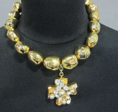 CHRISTIAN LACROIX : Collier ras-du-cou en...