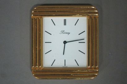 POIRAY n°100 489 : Pendulette de bureau en...