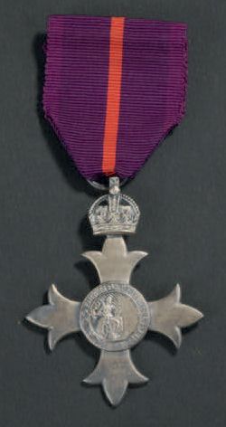 Military Cross, croix en argent avec son...
