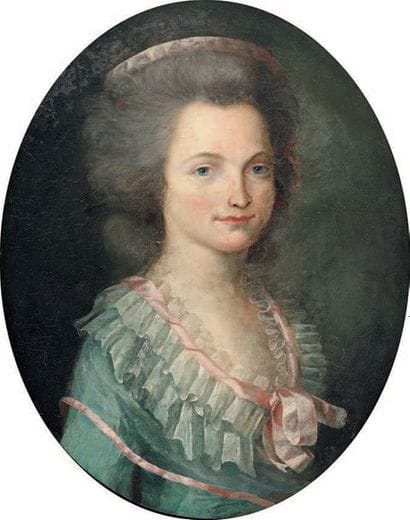 Ecole Francaise vers 1780
Portrait de Françoise...
