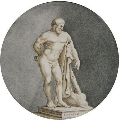 Antoine LE LOUP (Spa 1730-1802)
L'Hercule...