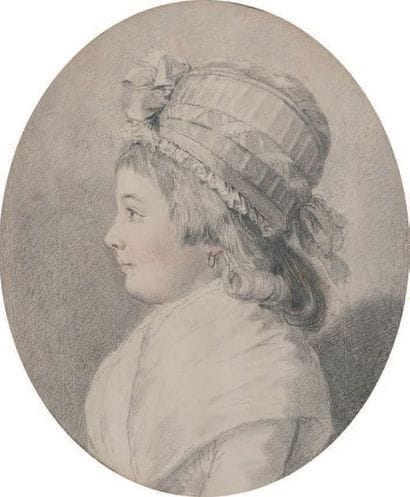 École ALLEMANDE vers 1780
Portrait d'une...
