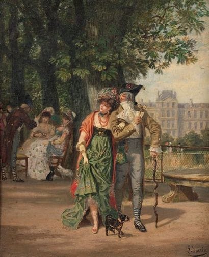 Léon Joseph VOIRIN (Nancy 1833-1887)
Couple...