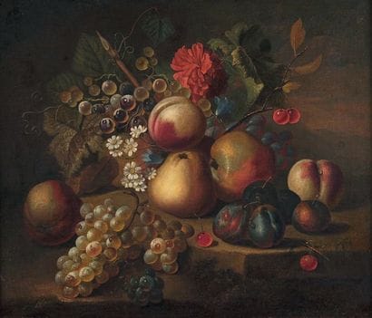 ÉCOLE ALLEMANDE, XVIIIe siècle
Nature morte...