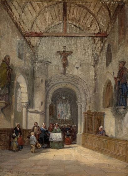 Henri Joseph DUWÉE (1810-1884)
Procession...