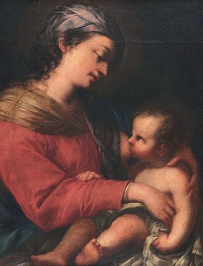 Nicolo Pomarancio dit IL POMARANCIO (1553-1626)
Vierge...