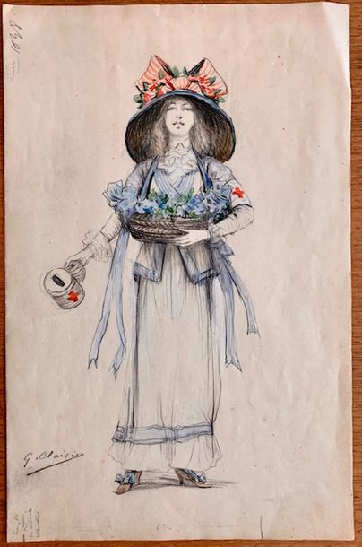 P10 Georges CLAIRIN (1843-1919)
QUETE POUR...