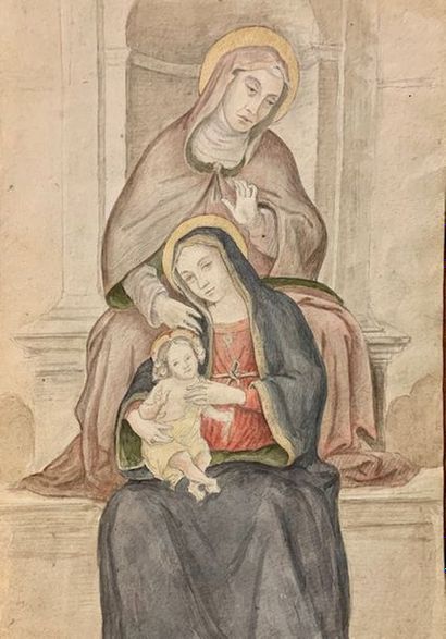 H1. École ITALIENNE du XIXème siècle
SAINTE...