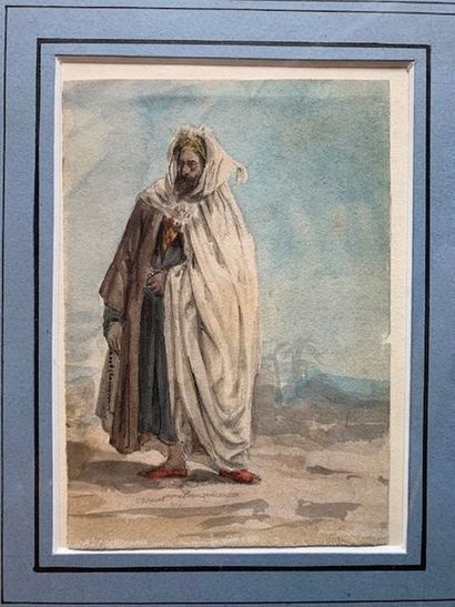 H81 École ROMANTIQUE du XIXème
HOMME EN DJELABA...