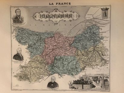 V13 Ensemble d'Atlas: - V. MONIN. Petit atlas...