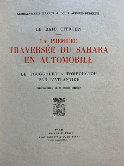 V23 Georges-Marie HAARDT et Louis AUDOUIN-DUBREUIL
Le...