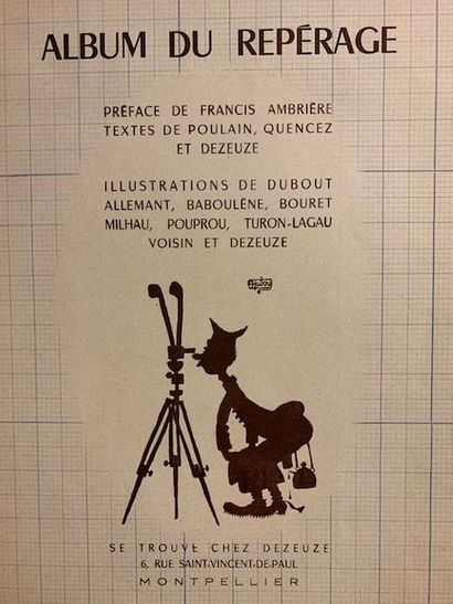 V37 Album du Repérage. Dezeuze, sans date....