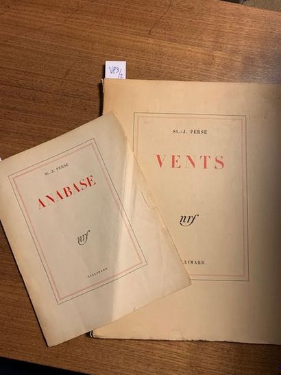 V83 SAINT-JOHN PERSE
Anabase. Paris, NRF,...