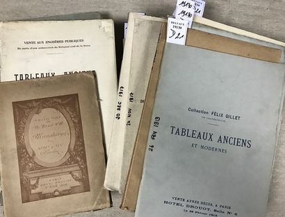D21 Ensemble de catalogues de vente: Objets...