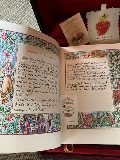 P25 Livre d'Heures, Lesort relieur illustrés...
