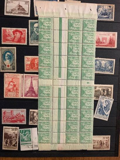 B FRANCE et PAYS DIVERS Emissions 1849/1950:...