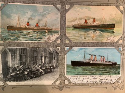 CP1 Album de cartes postales «Campagne 1914»,...