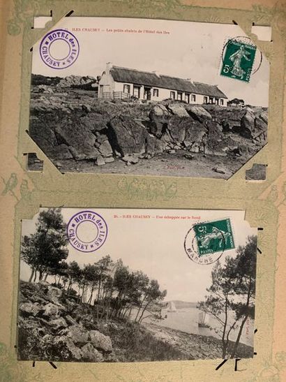 CP7 Album de cartes postales, à sujet de...
