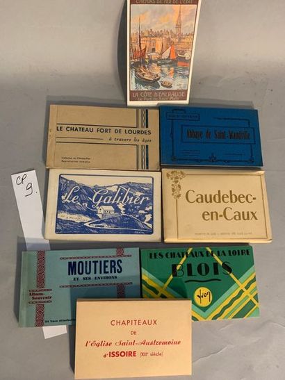 CP9 Ensemble de cartes postales et carnets...