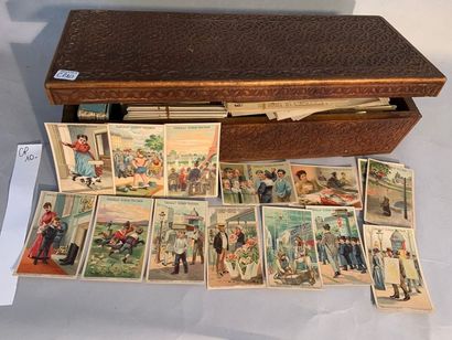 CP10 Important ensemble de cartes chromolithographiées...