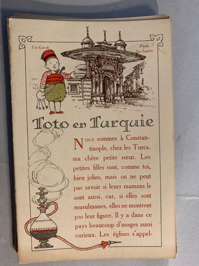 CP11 Important ensemble de cartes chromolithographiées...