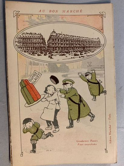 CP11 Important ensemble de cartes chromolithographiées...