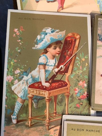 CP11 Important ensemble de cartes chromolithographiées...