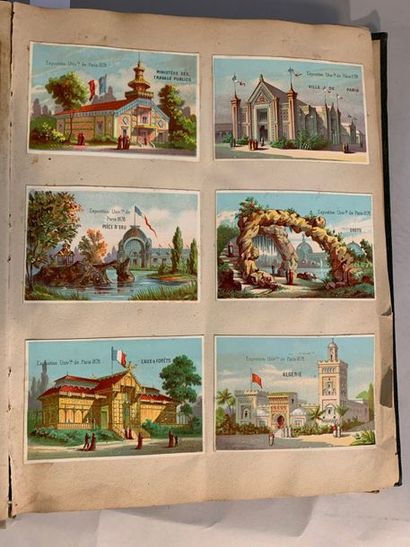 CP12 Album de chromolithographies dont certaines...