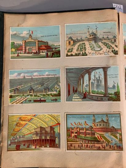 CP12 Album de chromolithographies dont certaines...
