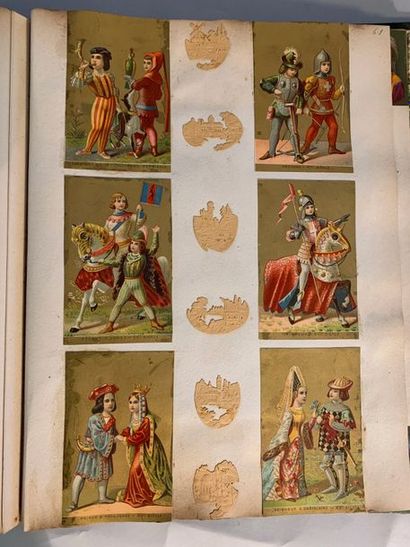 CP12 Album de chromolithographies dont certaines...