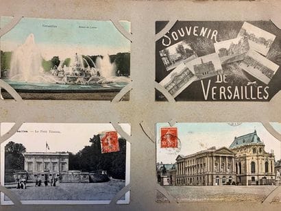 CP13Bis Album de cartes postales début du...