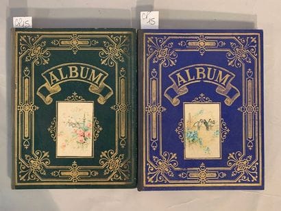 CP15 Deux albums de chromolithographies contenant...