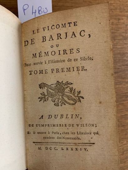 P4bis LACLOS (Choderlos de)
Le Vicomte de...