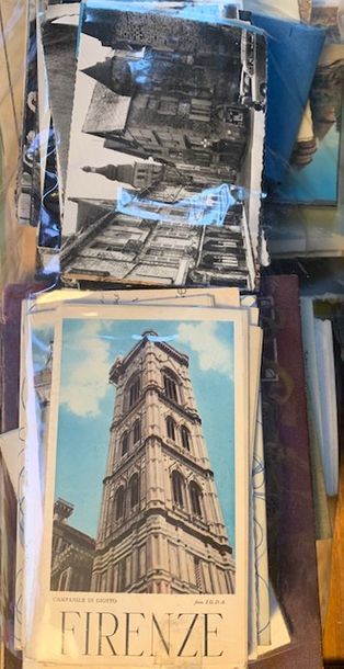 CP19Bis Lot de cartes-postales en vrac, albums...