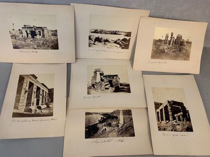 CP20 Ensemble de 15 photographies sur l'Egypte...