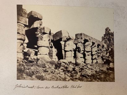 CP20 Ensemble de 15 photographies sur l'Egypte...