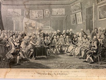 G6 Ensemble de deux gravures en noir: MOLIÈRE...