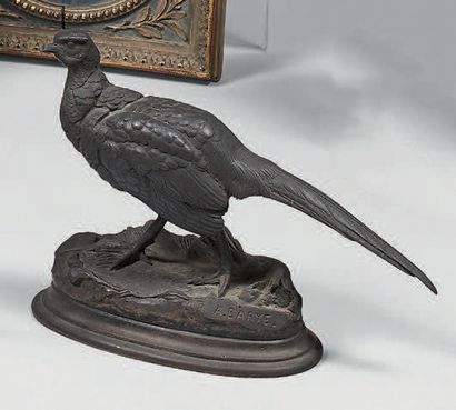 Antoine Louis BARYE (1795-1875)
FAISAN.
Bronze...