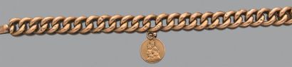 Bracelet souple en or jaune 18K (750), à...