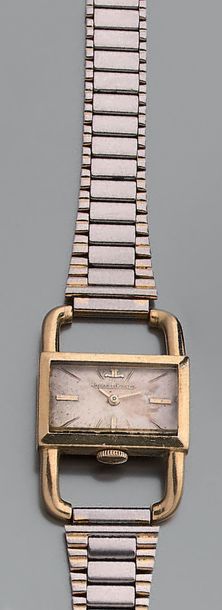 Montre bracelet de dame mécanique en or jaune...