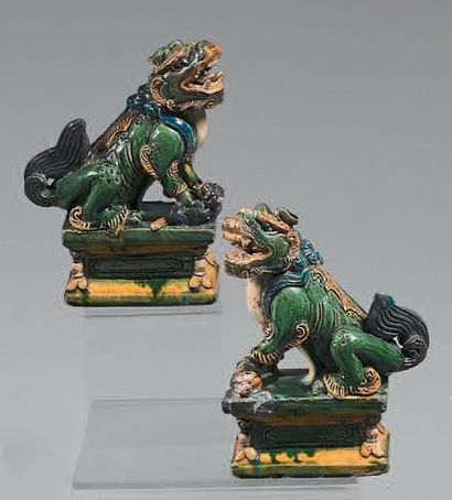CHINE - Epoque MING (1368 - 1644)
Couple...