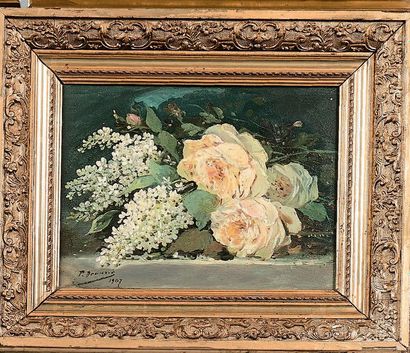 Paul DENARIÉ (1859-1942, Jean SORLAIN dit)
ROSES...
