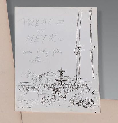 André HAMBOURG (1909-1999)
TAKE THE METRO,...