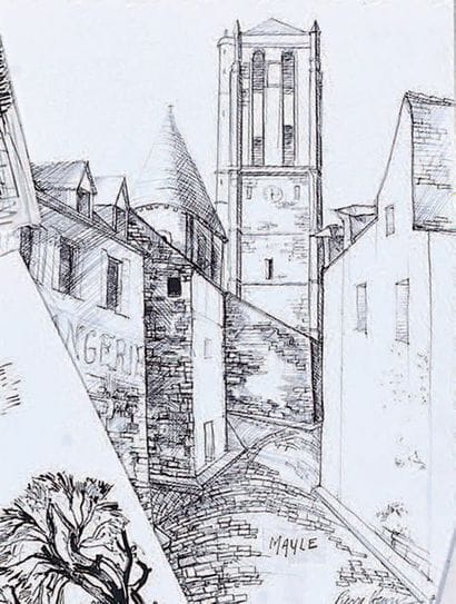 Pierre HENRY (1924-2015)
OUR LADY OF MAULE.
Pen...