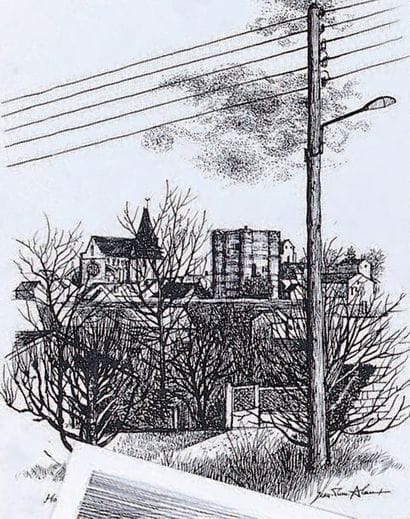 Jean-Pierre ALAUX (né en 1955)
VIEW OF HOUDAN,...