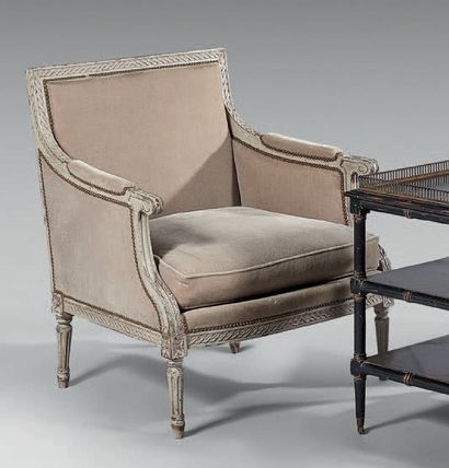 Maison MOISSONNIER
A grey lacquered wooden...