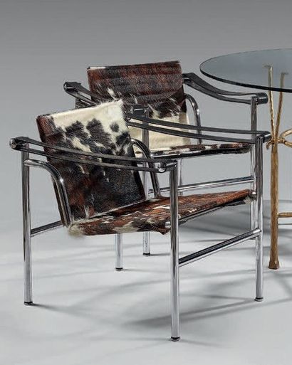 LE CORBUSIER LC1-Edition CASSINA
Pair of...