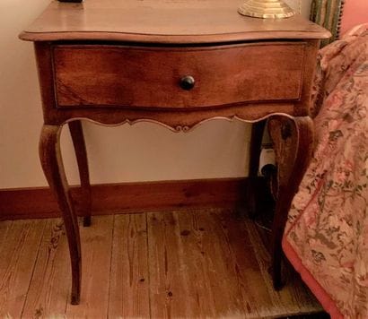 Small console sideboard in moulded fruitwood,...